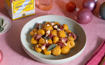 Gnocchi di zucca con Cotechino Modena IGP